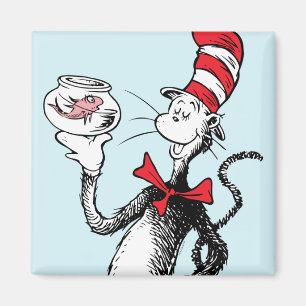 Dr. Seuss Cat in the Hat & Krinklebine Magnet