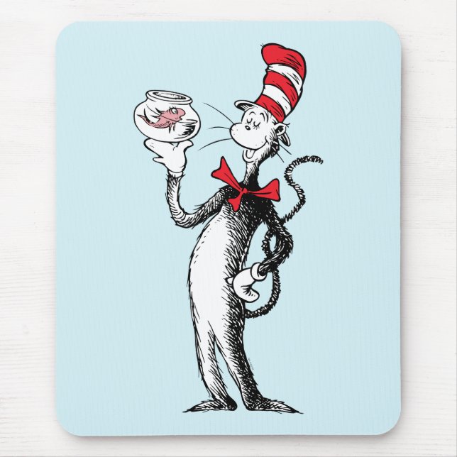 Dr. Seuss | Cat in the Hat & Krinklebine Mouse Mat (Front)
