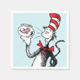 Dr. Seuss   Cat in the Hat & Krinklebine Napkin