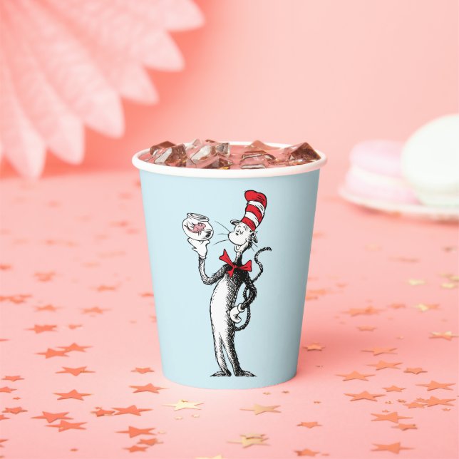 Dr. Seuss | Cat in the Hat & Krinklebine Paper Cups (Insitu)