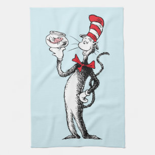Dr. Seuss   Cat in the Hat & Krinklebine Tea Towel