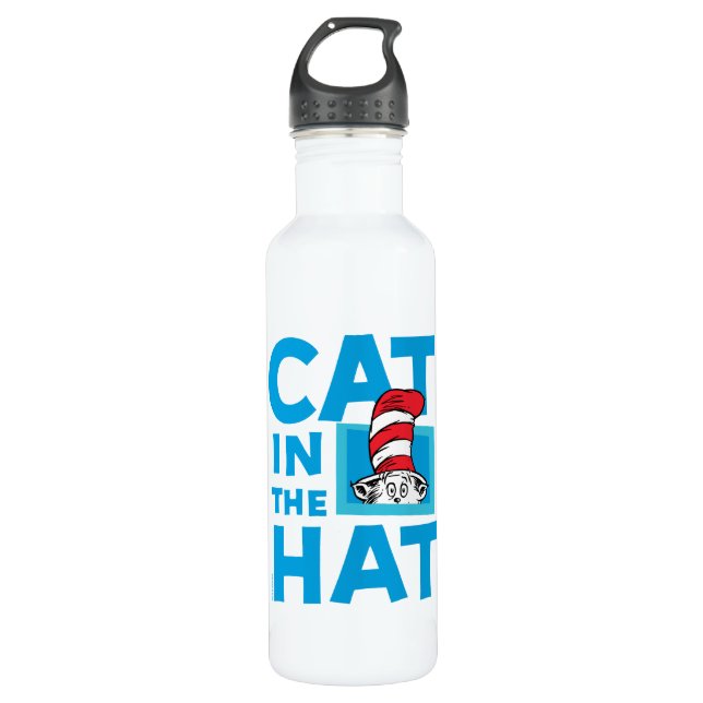 Dr. Seuss | Cat in the Hat Logo 710 Ml Water Bottle (Front)