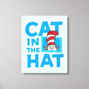 Dr. Seuss   Cat in the Hat Logo Canvas Print