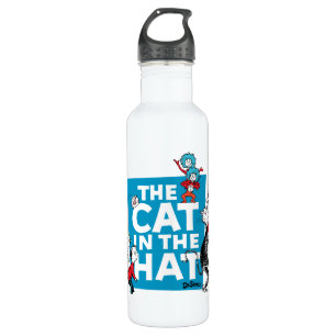 Dr. Seuss   Cat in the Hat Logo - Characters 710 Ml Water Bottle