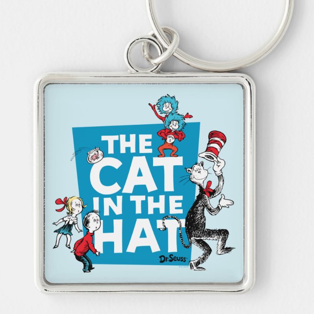 Dr. Seuss | Cat in the Hat Logo - Characters Key Ring (Front)