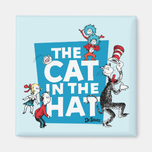 Dr. Seuss Cat in the Hat Logo - Characters Magnet