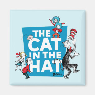 Dr. Seuss Cat in the Hat Logo - Characters Magnet