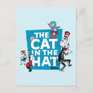 Dr. Seuss   Cat in the Hat Logo - Characters Postcard