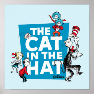 Dr. Seuss   Cat in the Hat Logo - Characters Poster