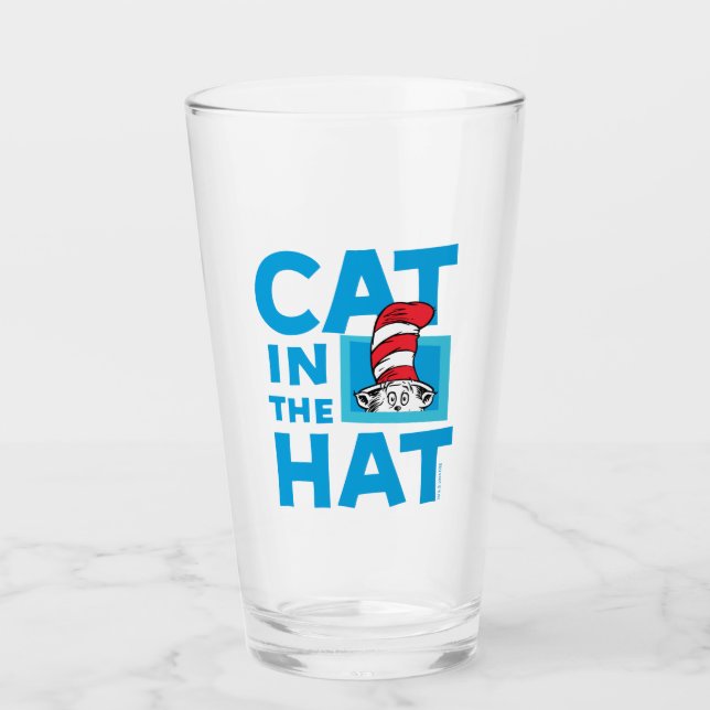 Dr. Seuss | Cat in the Hat Logo Glass (Front)