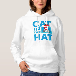 Dr. Seuss   Cat in the Hat Logo Hoodie