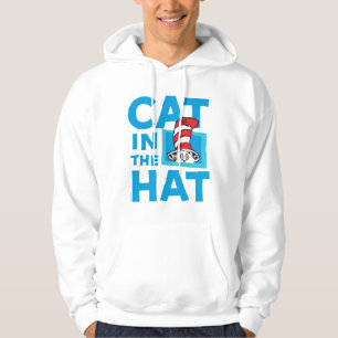 Dr. Seuss   Cat in the Hat Logo Hoodie