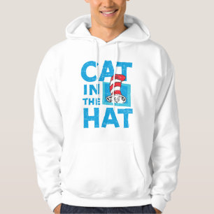 Dr. Seuss   Cat in the Hat Logo Hoodie