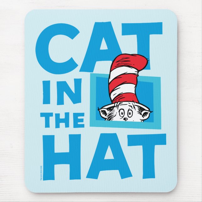 Dr. Seuss | Cat in the Hat Logo Mouse Mat (Front)