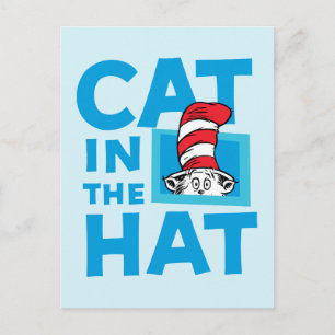 Dr. Seuss   Cat in the Hat Logo Postcard