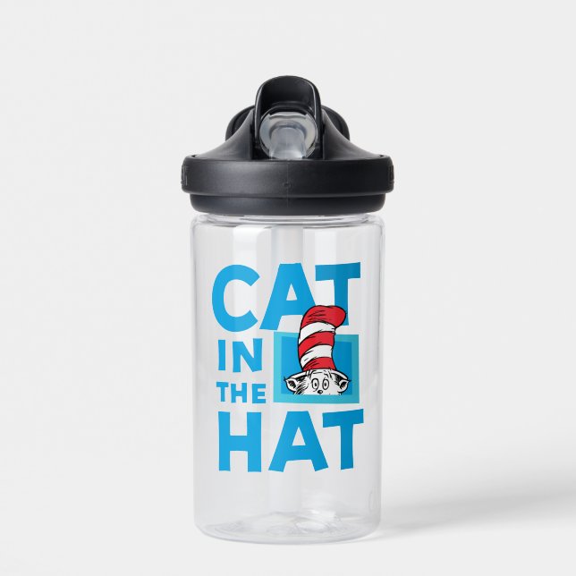 Dr. Seuss | Cat in the Hat Logo Water Bottle (Front)