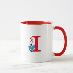 Dr. Seuss Cat in the Hat - Reading Monogram I Mug