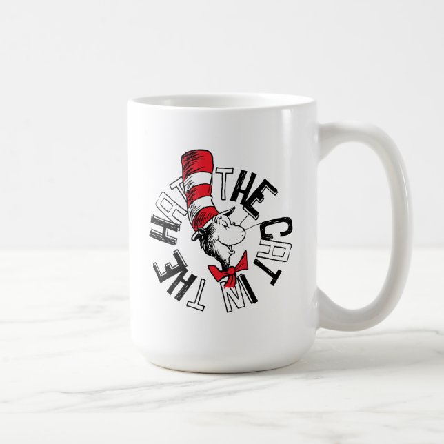 Dr. Seuss | Cat in the Hat Round Art Coffee Mug (Right)