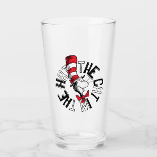Dr. Seuss Cat in the Hat Round Art Glass