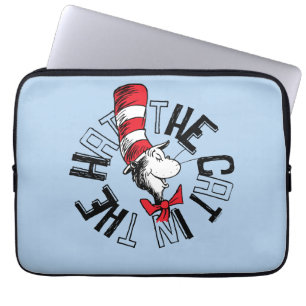 Dr. Seuss Cat in the Hat Round Art Laptop Sleeve