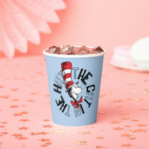 Dr. Seuss   Cat in the Hat Round Art Paper Cups