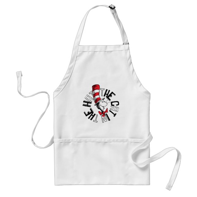 Dr. Seuss | Cat in the Hat Round Art Standard Apron (Front)
