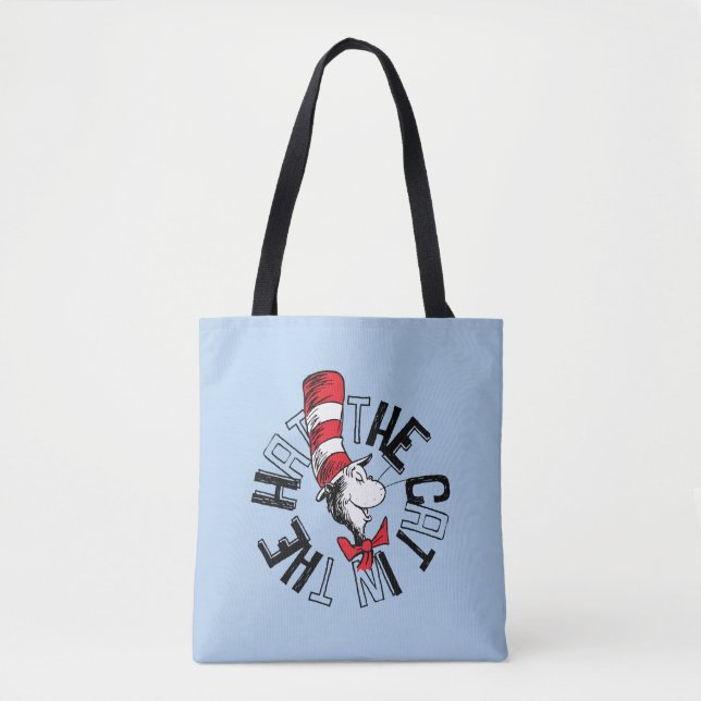 Dr. Seuss | Cat in the Hat Round Art Tote Bag (Front)