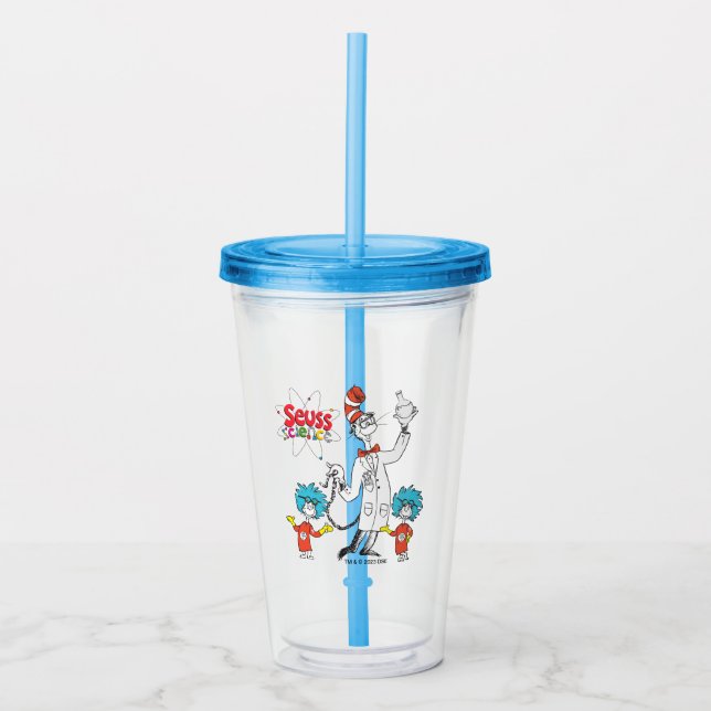 Dr. Seuss | Cat in the Hat Seuss Science Acrylic Tumbler (Front)