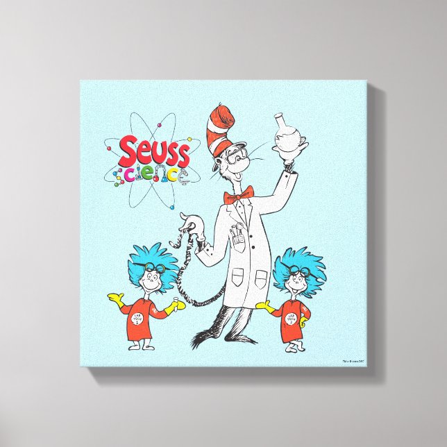 Dr. Seuss | Cat in the Hat Seuss Science Canvas Print (Front)
