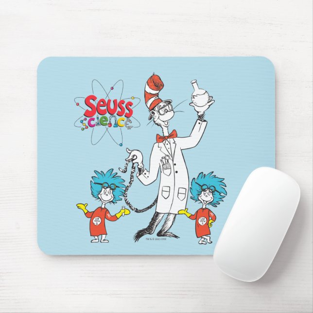 Dr. Seuss | Cat in the Hat Seuss Science Mouse Mat (With Mouse)