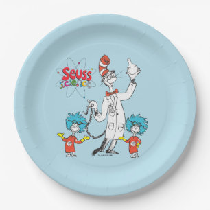 Dr. Seuss   Cat in the Hat Seuss Science Paper Plate