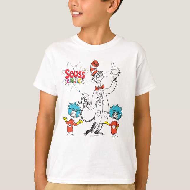Dr. Seuss | Cat in the Hat Seuss Science T-Shirt (Front)