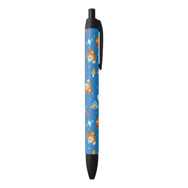 Dr. Seuss | Cat in the Hat Space Pattern Black Ink Pen (Bottom (Vertical))