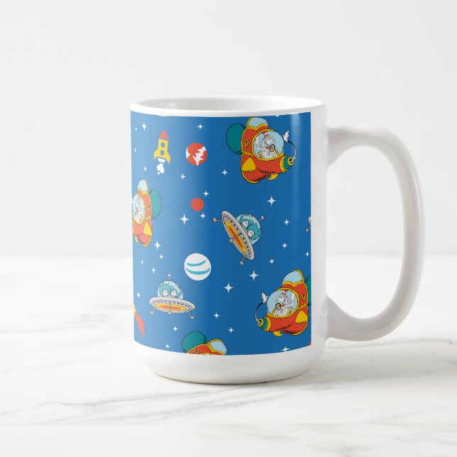 Dr. Seuss | Cat in the Hat Space Pattern Coffee Mug (Right)