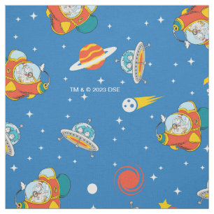 Dr. Seuss   Cat in the Hat Space Pattern Fabric