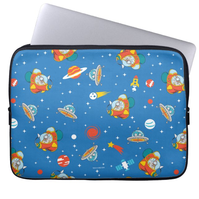 Dr. Seuss | Cat in the Hat Space Pattern Laptop Sleeve (Front)