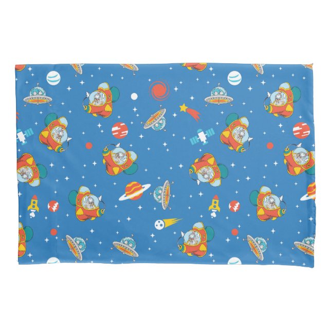 Dr. Seuss | Cat in the Hat Space Pattern Pillowcase (Front)