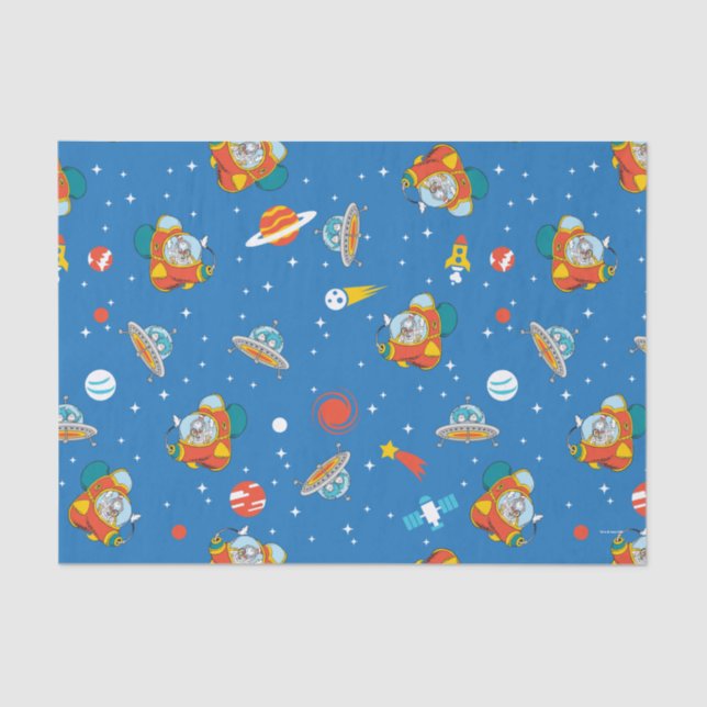 Dr. Seuss | Cat in the Hat Space Pattern Tissue Paper (Front)