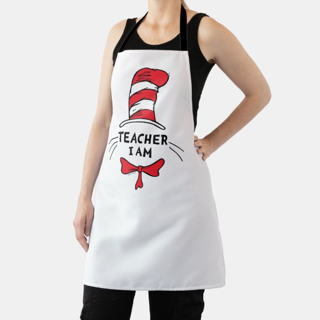 Dr. Seuss | Cat in the Hat - Teacher I am Apron (Insitu)