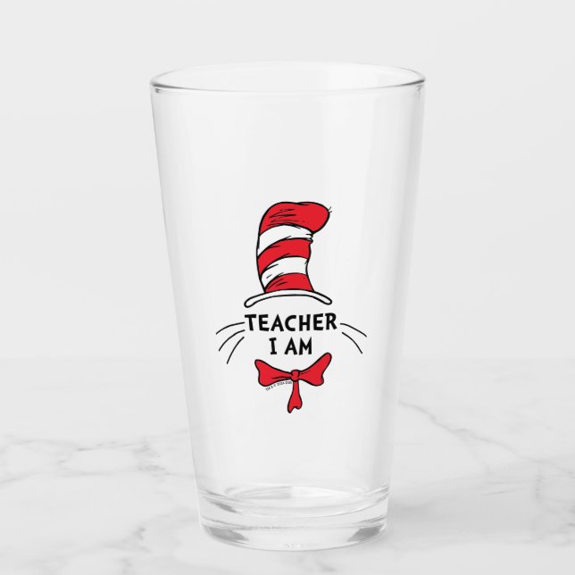 Dr. Seuss | Cat in the Hat - Teacher I am Glass (Front)