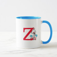 Dr. Seuss Cat in the Hat, Thing One Monogram Z
