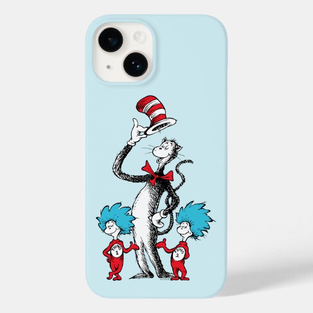Dr. Seuss | Cat in the Hat, Thing One & Thing Two Case-Mate iPhone Case (Back)