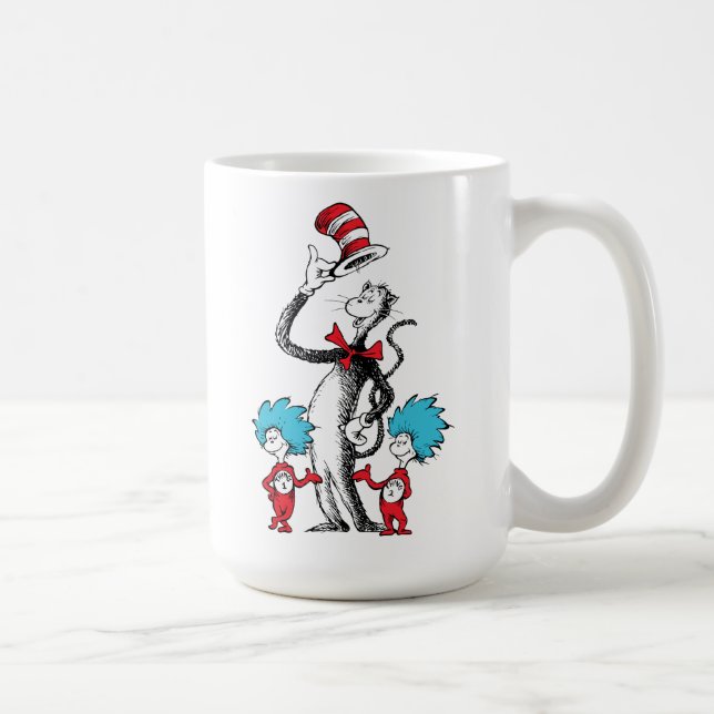 Dr. Seuss | Cat in the Hat, Thing One & Thing Two Coffee Mug (Right)