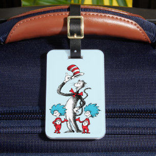 Dr. Seuss   Cat in the Hat, Thing One & Thing Two Luggage Tag