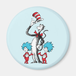 Dr. Seuss Cat in the Hat, Thing One & Thing Two Magnet