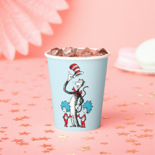 Dr. Seuss Cat in the Hat, Thing One & Thing Two Paper Cups