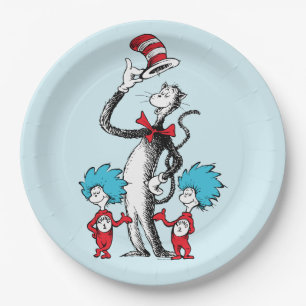 Dr. Seuss   Cat in the Hat, Thing One & Thing Two Paper Plate
