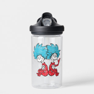 Dr. Seuss   Cat in the Hat Thing One & Thing Two Water Bottle