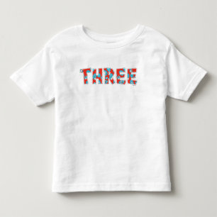 Dr. Seuss Cat in the Hat Third Birthday Toddler T-Shirt