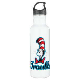 Dr. Seuss Cat in the Hat Trouble 710 Ml Water Bottle